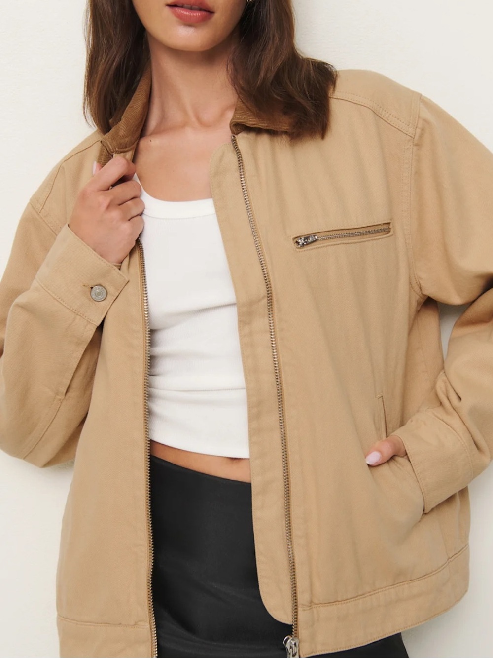 Reformation Harrison utility jacket
